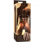 Коричневый мастубратор-вагина Nicole s Kitty - Blush Novelties - в Армавире купить с доставкой