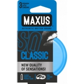 Классические презервативы в железном кейсе MAXUS Classic - 3 шт. - Maxus - купить с доставкой в Армавире