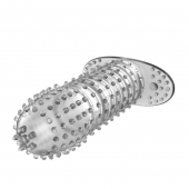 Закрытая прозрачная насадка Crystal sleeve - 12 см. - Erowoman-Eroman - в Армавире купить с доставкой