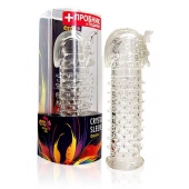 Закрытая прозрачная насадка на пенис Crystal Sleeve Faraon - 13,5 см. - Erowoman-Eroman - в Армавире купить с доставкой