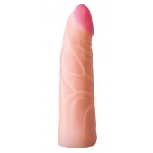 Фаллическая насадка на трусики харнесс - 17,5 см. - LOVETOY (А-Полимер) - купить с доставкой в Армавире