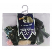 Черный пояс-трусики с двумя насадками Soft-Dolli - 16,5 и 10,5 см. - LOVETOY (А-Полимер) - купить с доставкой в Армавире