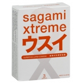Ультратонкие презервативы Sagami Xtreme SUPERTHIN - 3 шт. - Sagami - купить с доставкой в Армавире