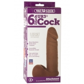 Насадка-мулат для трусиков Vac-U-Lock 6  ULTRASKYN Cock - 17,3 см. - Doc Johnson - купить с доставкой в Армавире