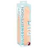 Телесная насадка-удлинитель Silicone Extension - 19 см. - Orion - в Армавире купить с доставкой
