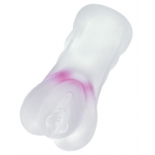 Прозрачный реалистичный мастурбатор Juicy Pussy Crystal Rose - ToyFa - в Армавире купить с доставкой