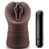 Коричневый мастурбатор-вагина Alexis - Blush Novelties - в Армавире купить с доставкой
