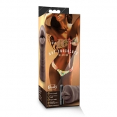 Коричневый мастурбатор-ротик Heather - Blush Novelties - в Армавире купить с доставкой