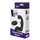Черный вибромассажер простаты REMOTE BOOTY PLEASER - Dream Toys - в Армавире купить с доставкой