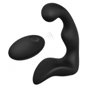 Черный вибромассажер простаты REMOTE BOOTY PLEASER - Dream Toys - в Армавире купить с доставкой