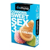 Презервативы для орального секса DOMINO Sweet Sex с ароматом мороженого - 3 шт. - Domino - купить с доставкой в Армавире
