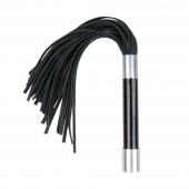Черная плеть Easytoys Flogger With Metal Grip - 38 см. - Easy toys - купить с доставкой в Армавире