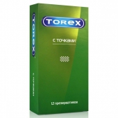 Текстурированные презервативы Torex  С точками  - 12 шт. - Torex - купить с доставкой в Армавире