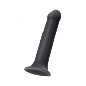 Черный фаллос на присоске Silicone Bendable Dildo XL - 20 см. - Strap-on-me - купить с доставкой в Армавире