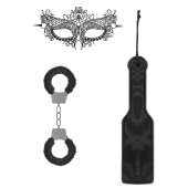 Черный игровой набор Introductory Bondage Kit №4 - Shots Media BV - купить с доставкой в Армавире