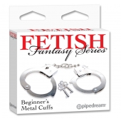 Металлические наручники Beginner s Metal Cuffs - Pipedream - купить с доставкой в Армавире