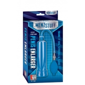 Синяя вакуумная помпа MENZSTUFF PENIS ENLARGER - Dream Toys - в Армавире купить с доставкой