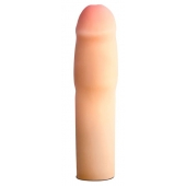 Телесная насадка-удлинитель на пенис PERFORMANCE 1.5INCH COCK XTENDER - 16 см. - Blush Novelties - в Армавире купить с доставкой