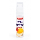 Гель-смазка Tutti-frutti со вкусом сочной дыни - 30 гр. - Биоритм - купить с доставкой в Армавире