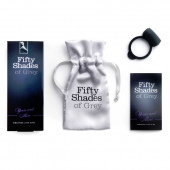 Темно-серое эрекционное кольцо Vibrating Love Ring с вибрацией - Fifty Shades of Grey - в Армавире купить с доставкой