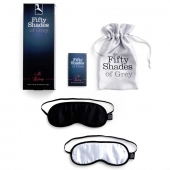 Набор из двух масок на глаза Soft Blindfold Twin Pack - Fifty Shades of Grey - купить с доставкой в Армавире