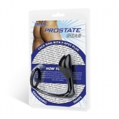 Стимулятор простаты с фиксацией эрекционным кольцом Prostate Gear - BlueLine - в Армавире купить с доставкой