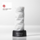 Белый 3D мастурбатор POLYGON - Tenga - в Армавире купить с доставкой