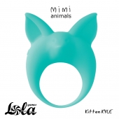 Зеленое эрекционное кольцо Kitten Kyle - Lola Games - в Армавире купить с доставкой