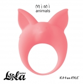 Оранжевое эрекционное кольцо Kitten Kyle - Lola Games - в Армавире купить с доставкой