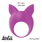 Фиолетовое эрекционное кольцо Kitten Kyle - Lola Games - в Армавире купить с доставкой