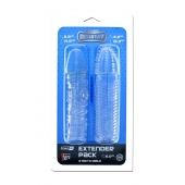 Комплект из 2 прозрачных насадок на пенис PENIS EXTENDER PACK - Dream Toys - в Армавире купить с доставкой