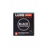 Черные презервативы LUXE Royal Black Collection - 3 шт. - Luxe - купить с доставкой в Армавире