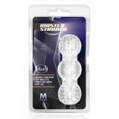 Прозрачный фигурный мастурбатор Master Stroker - Blush Novelties - в Армавире купить с доставкой