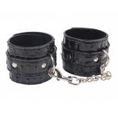 Черные наручники Surrender Wrist Restraints - Chisa - купить с доставкой в Армавире