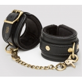 Черные наручники Bound to You Faux Leather Wrist Cuffs - Fifty Shades of Grey - купить с доставкой в Армавире