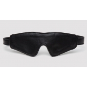 Черная плотная маска на глаза Bound to You Faux Leather Blindfold - Fifty Shades of Grey - купить с доставкой в Армавире