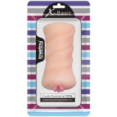 Телесный мастурбатор-вагина X-Basic Pocket Pussy без вибрации - Lovetoy - в Армавире купить с доставкой