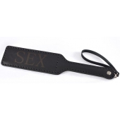 Черная гладкая шлепалка SEX - 35 см. - Sitabella - купить с доставкой в Армавире