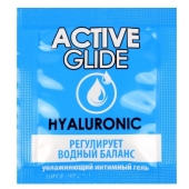 Лубрикант на водной основе Active Glide с гиалуроновой кислотой - 3 гр. - Биоритм - купить с доставкой в Армавире