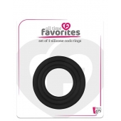 Набор из 3 эрекционных колец SILICONE COCKRINGS - Dream Toys - в Армавире купить с доставкой