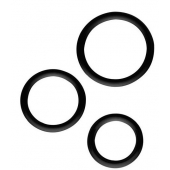 Набор из 3 эрекционных колец SILICONE COCKRINGS - Dream Toys - в Армавире купить с доставкой