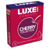 Презервативы с ароматом вишни LUXE Royal Cherry Collection - 3 шт. - Luxe - купить с доставкой в Армавире