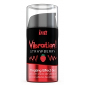 Жидкий интимный гель с эффектом вибрации Vibration! Strawberry - 15 мл. - INTT - купить с доставкой в Армавире