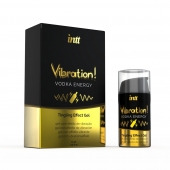 Жидкий интимный гель с эффектом вибрации Vibration! Vodka Energy - 15 мл. - INTT - купить с доставкой в Армавире