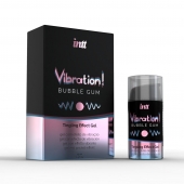 Жидкий интимный гель с эффектом вибрации Vibration! Bubble Gum - 15 мл. - INTT - купить с доставкой в Армавире