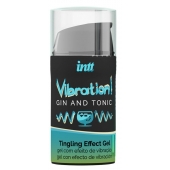 Жидкий интимный гель с эффектом вибрации Vibration! Gin   Tonic - 15 мл. - INTT - купить с доставкой в Армавире