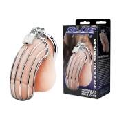 Металлическая клетка Prisoner Cock Сage с замком - BlueLine - купить с доставкой в Армавире