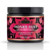 Пудра для тела Honey Dust Body Powder с ароматом клубники - 170 гр. - Kama Sutra - купить с доставкой в Армавире