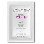 Гель-лубрикант на водно-силиконовой основе Simply Hybrid Jelle - 3 мл. - Wicked - купить с доставкой в Армавире