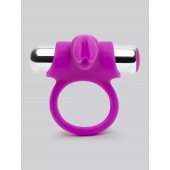 Лиловое виброкольцо с пультом ДУ Remote Control Cock Ring - Happy Rabbit - в Армавире купить с доставкой